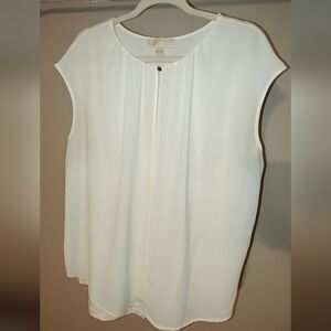 Michael Kors Sleeveless Top Cream L